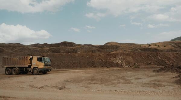 Smoggy industrial zone