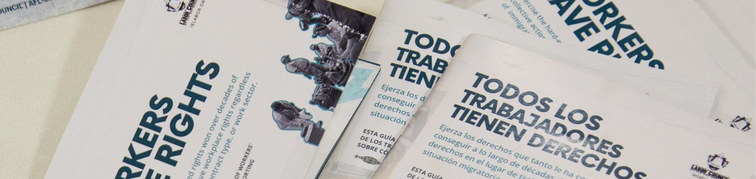 All workers have rights pamphlets